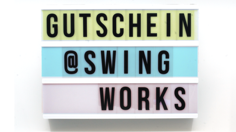 Der Swingworks Gutschein Konfigurator Swingworks